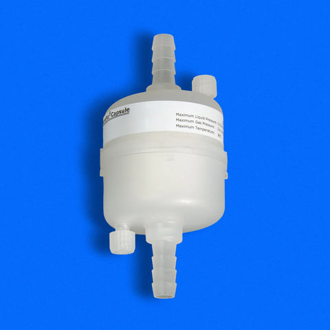 PureFlo® MKP Capsule Filter 0.65um / 0.2um with 3/8" Hose Barb (Aqueous)