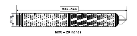 PureFlo MCS-Series Cartridge - MCS2072S1-5-PH (Pharmaceutical Grade)