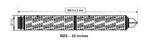 PureFlo Z-Series Cartridge - MZZS2072S1-5 (Pharmaceutical Grade)