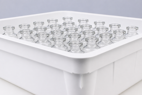 Gerresheimer 30R / 30 mL Clear Sterile Vials – ISO Standard Type I