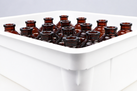 Gerresheimer 50R / 50 mL Amber Sterile Vials – ISO Standard Type I