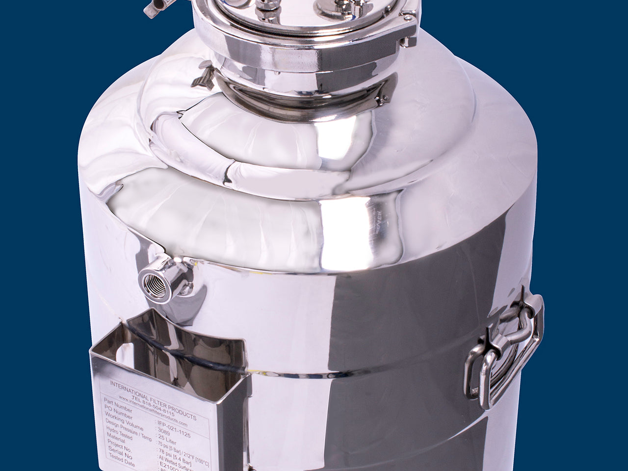 Sanitary 316L Jacketed Bioreactor – International Filter Products