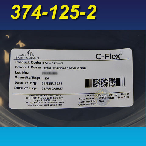 C-Flex® TPE Tubing - 374-125-2
