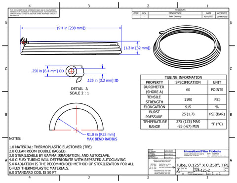 C-Flex® TPE Tubing - 374-125-2