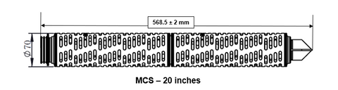 PureFlo MCS-Series Cartridge - MCS2072S1-5-PH
